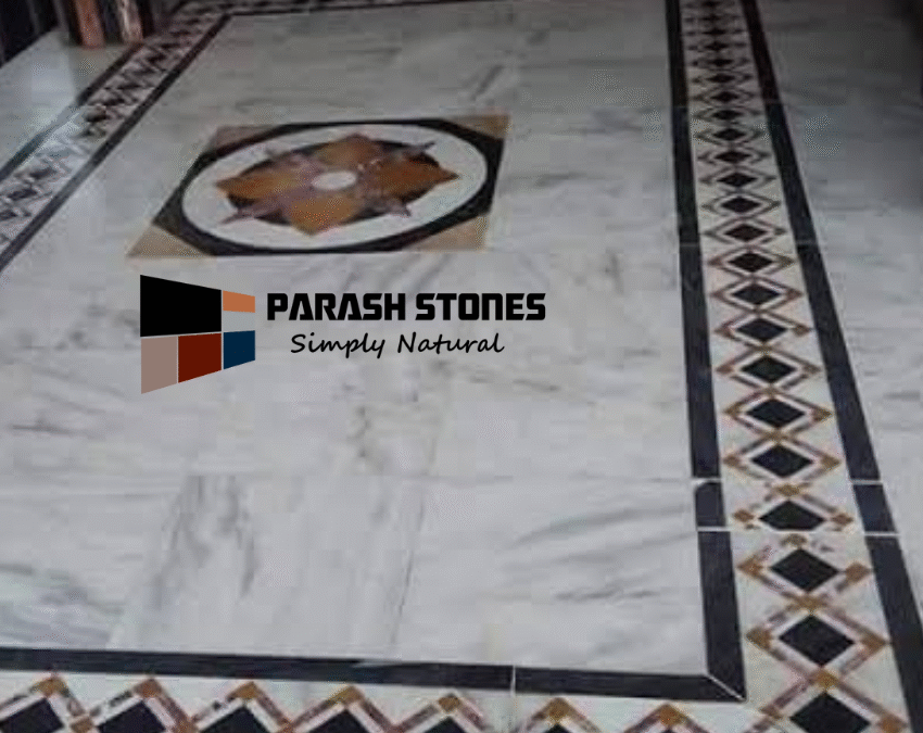 Marble Floor Border Design