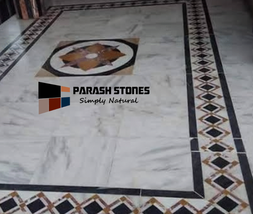 Marble Floor Border Design
