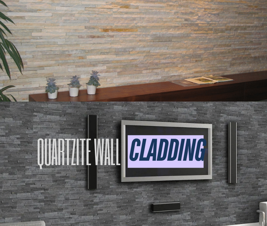 Quartzite Wall Cladding Installation in Saudi Arabia for Modern Interiors