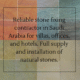 best Stone fixing contractor in Saudi Arabia
